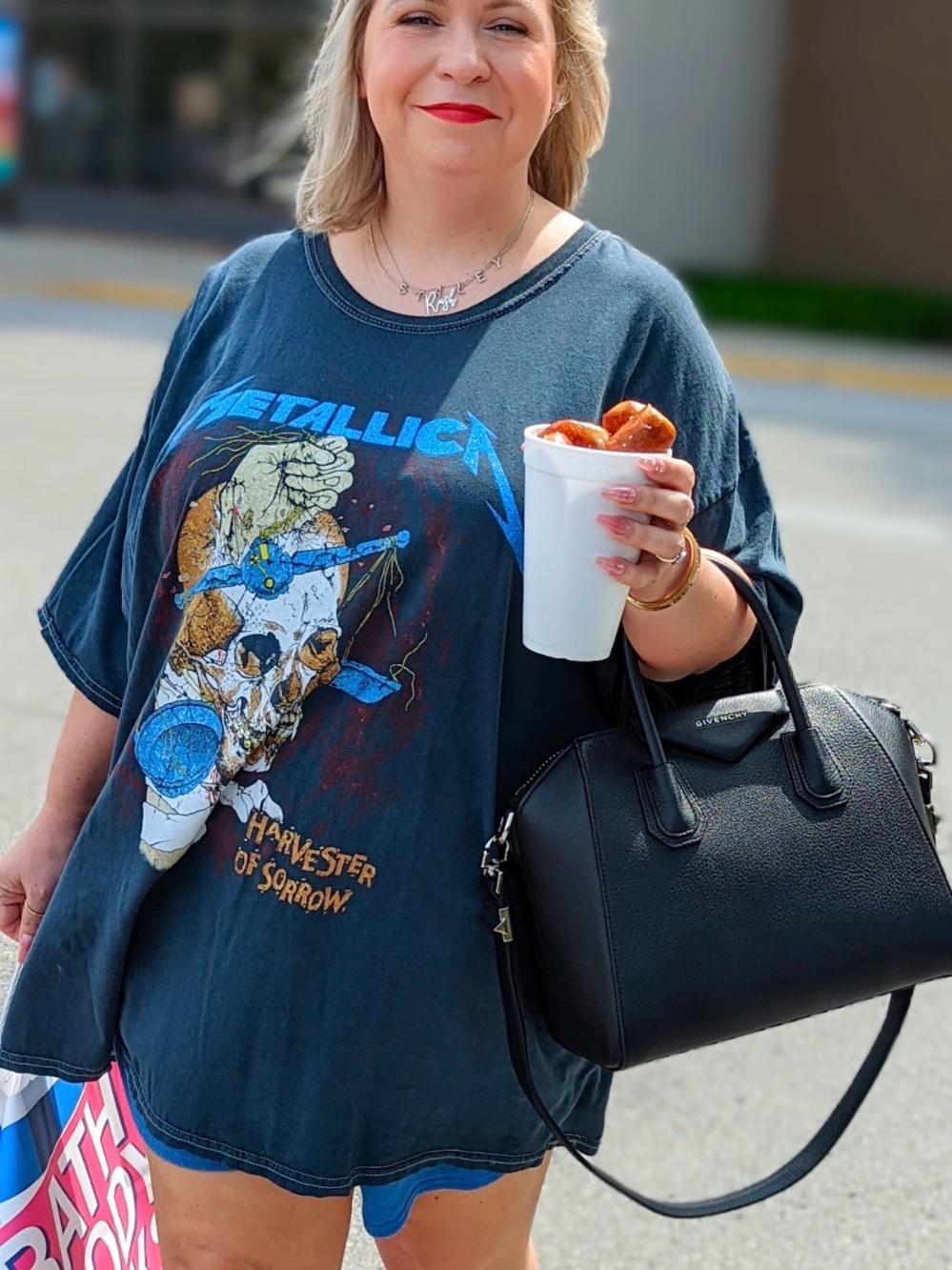Urban Outfitters Metallica "Harvester of Sorrow" Black Graphic Tee